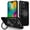 Black, variant on ELEHOLD for iPhone 16 Pro Max Magnetic Case [Compatible with Mag Safe] Invisible Stand with Ring Kickstand,Military Grade Shockproof Full Protective Case,Orange
