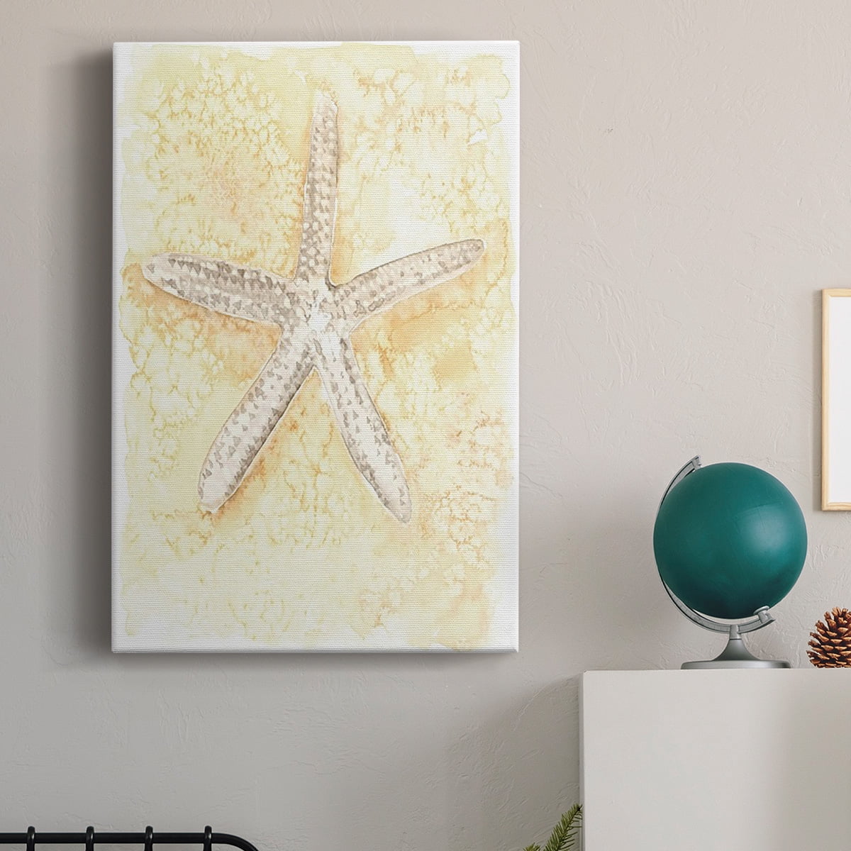 Salty Seashell I Premium Gallery Wrapped Canvas - Ready to Hang
