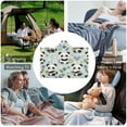 thumbnail image 6 of Wearable Blanket Hoodie for Adults & Kids, Cute Panda Robe Cloak Throw Poncho Flannel Warm Wrap Cape-C4-50x60, 6 of 6