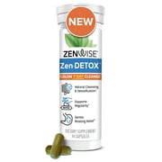 Zenwise Colon 7 Day Gut Cleanse for Women & Men | Psyllium Husk, Senna Leaf, Bromelain, Ginger & Apple Cider Vinegar Advanced Formula for Detox | 14ct, 7-Day