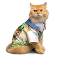 thumbnail image 4 of Happy St. Patrick’s Day Pomeranian with Green Hat Shamrocks Rainbow Hawaiian Summer Shirt for Small Medium Large Dog Cat Pom Dog Lover Gifts - 03007, 4 of 6
