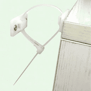 White Furniture Anchor Straps, 6-Pack, Keep Baby and Pets Safe from Falling Furniture