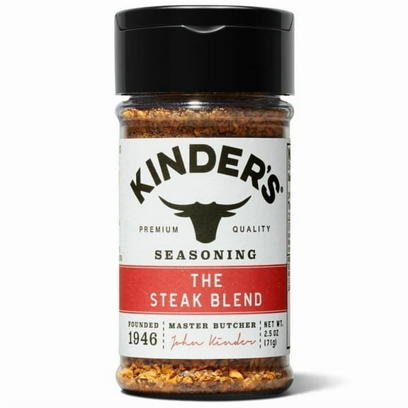 Kinder's The Steak Blend Seasoning for Grilling, 2.5 oz (Six-Pack)