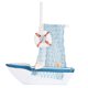 thumbnail image 1 of Modelo de vela artesanal de madera mediterránea, velero de madera Vintage hecho a mano (boya), 1 of 11