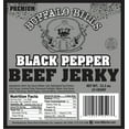 thumbnail image 3 of Buffalo Bills 12.5oz Premium Black Pepper Beef Jerky Strips (25 jerky strips per bag), 3 of 4