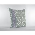thumbnail image 3 of Amrita Sen Bird Maze Broadcloth Indoor Outdoor Zippered Pillow White, 3 of 5