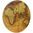 thumbnail image 2 of Empire Art Direct "Hemisphere B" Circular Gold Canvas Round Wall Art, 24" Diameter, Ready to Hang, 2 of 8