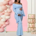 thumbnail image 5 of Functional Pocket Maternity Dress Soft Gentle Dress for Convenient Storage Of Essential During Pregnancy Activities 6, 5 of 9