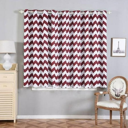 Pbteen Room Design Efavormart 2 Panels Polyester Chevron Design Thermal Insulated Blackout Room Darkening Grommet Top Curtain 52
