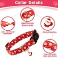 thumbnail image 3 of Red Christmas Dog Collar for Small Medium Large Dogs Special Design Cute Red Santa Claus Dog Collar for Girl Boy Dogs Soft Adjustable Santa Claus Puppy Collars for Male Female Dogs S, 3 of 14