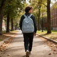 thumbnail image 6 of Large Capacity Nylon Travel Backpack with Handle, Durable Multi-Compartment Commuting Bag, Comfortable Shoulder Straps Daypack for School Work Travel Daily Use, 6 of 6