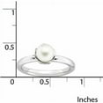 thumbnail image 4 of Stackable Expressions Sterling Silver White Freshwater Cultured Pearl Ring, 4 of 7