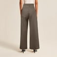 thumbnail image 4 of EDFBUYKRS Female Women Pants Casual Women's Pants Plus Size Casual Omen's Wide Leg Pants Work Business Casual Loose High Waisted Dress Palazzo Flowy Trousers Xxl, 4 of 7