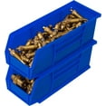 thumbnail image 5 of Akro-Mils Stackable Storage Bins 30224 AkroBins Stacking Organizer, 11"x4"x4", Blue, 12-Pack, 5 of 14