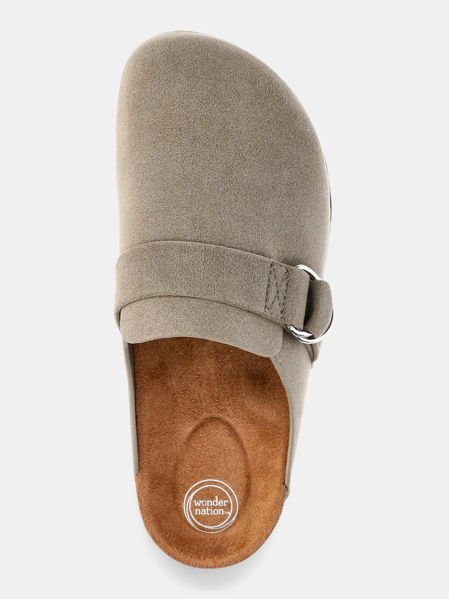 Wonder Nation Little Girls and Big Girls Casual Slip On Clogs