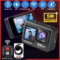 thumbnail image 2 of Cámara de acción G9SE 5K30fps 4K60fps 50MP 2,0 LCD táctil EIS DVR cámara web pantalla Dual Wi-Fi 170D impermeable 30M 5X Zoom cámara deportiva, 2 of 4