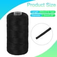 thumbnail image 2 of Uxcell Nylon String Cord 1.5mm x 218 Yards Rope Braided Thread Beading Cord for Jewelry Making Supplies Black, 2 of 7