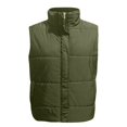 thumbnail image 4 of Women Vest Casual Stand Collar Sleeveless Jacket Warm Winter Reversible Zip Up Outerwear With Pockets Womens Winter Vest Jackets Long Coat for Women Winter Horseback Riding Jacket Women Womens Petite, 4 of 4