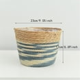 thumbnail image 3 of Fnyoxu Woven Flower Pot Cover - Seagrass Planter Basket with Liner, Multi-Use Storage Organizer for Indoor Outdoor & Boho Decor, 3 of 5