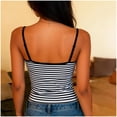 thumbnail image 4 of Women's Tank Tops Shirts,Round Neck Sleeveless Tops,Solid Color Slim Fit Cropped Casual Summer Tank Tops Dark Gray S, 4 of 5