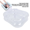 thumbnail image 4 of Hair Washing Tray, Portable Easy To Inflate Inflatable Shampoo Basin  for Elderly White,Clear, 4 of 7