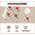 thumbnail image 5 of Halloween Table Runner Spooky Pumpkin Plaid Stripes Watercolor Burlap Table Decoration for Home Kitchen Dining Dinner Indoor Holiday Farmhouse Decor 13x48 Inch, 5 of 6