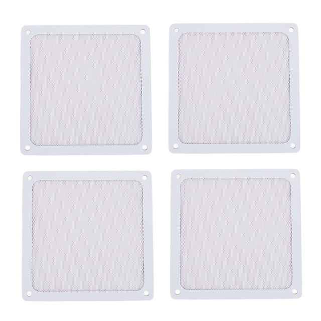 Computer Fan Grills Dust Mesh Premium PVC Fan Dust Filter Grills with Ultra Fine Holes for PC Case Fan Chicken Coop Vent Usage 2 Mounting Options