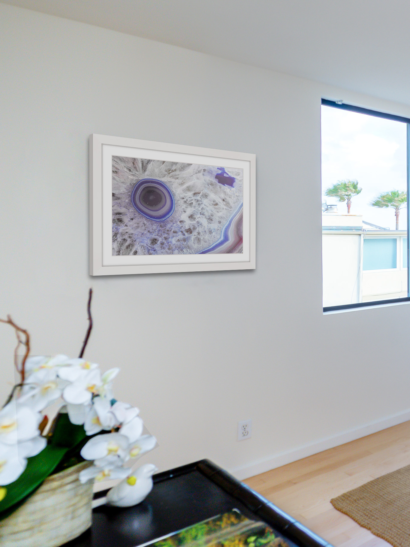 "Violet Lake" Framed Painting Print