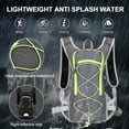 thumbnail image 4 of Mochila ligera para deportes al aire libre, resistente a salpicaduras de agua, para correr, andar a campo traviesa, 4 of 5