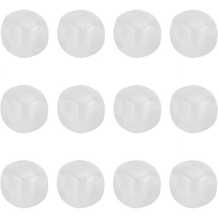 12Pcs Natural Cube Crystals Stones Clear Quartz Cube Beads No Hole Natural Square Gemstones Quartz Crystal Beads