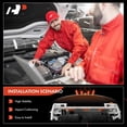 thumbnail image 5 of A-Premium Lower Radiator Core Support Skid Bar Plate Compatible with Chevrolet C5 Series Corvette 1997-2004 Convertible Hatchback, 5 of 6