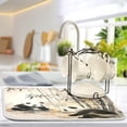 thumbnail image 5 of FREEAMG Dish Drying Mat Panda Painting Absorbent Dry Mats for Dishes Draining Pad for Kitchen Countertop 18" x 24", 5 of 7