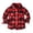 Red, variant on Splozh Toddler Kids Boys Girls Flannel Plaid Shirt Jacket Long Sleeve Lapel Button Down Pocketed Shirts Casual Fall Coat Toddler Fall Clothes,Grey,6-7 Years