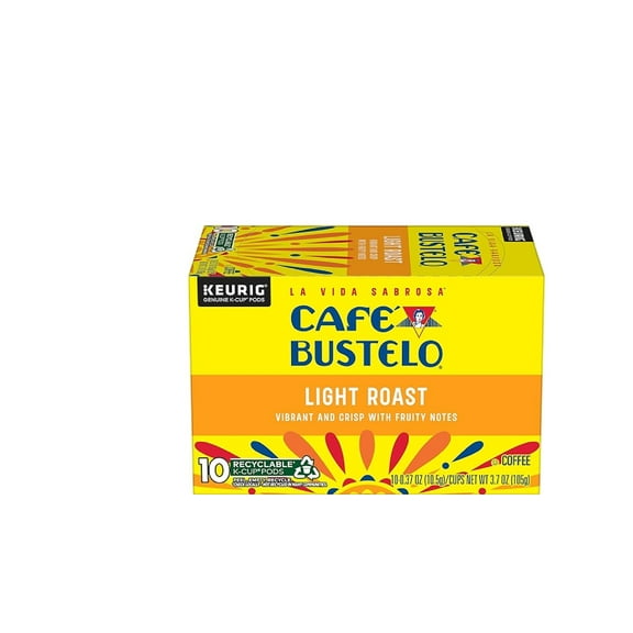 Café Bustelo Light Roast Coffee, 10 Ct. K-Cup pods