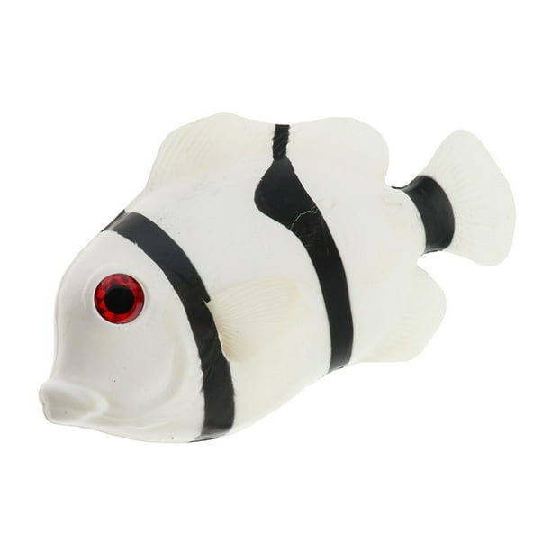 - Adorno de Artificial para Decoración de Acuarios, Juguete de Peces - , Individual Blanco