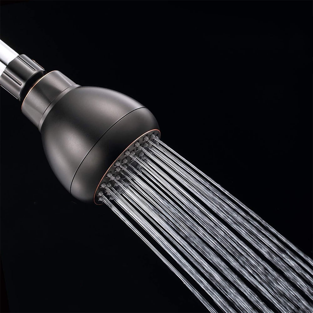 High Pressure G1/2 Shower Head 3 Inch Adjustable Swivel Copper Ball Joint Shower Head Anticlog