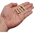 thumbnail image 3 of Colgadores para cuadros con dientes de sierra, gancho para colgar cuadros pequeños de 100 uds, colgadores dorados para cuadros con tornillos, soluciones para colgar cuadros, herrajes para colgar, 3 of 5