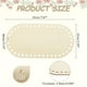 thumbnail image 2 of Uxcell 4Pcs Base de Cesta de Madera, 3.94x7.87" Ovalada Base Natural en Blanco para Cesta de Ganchillo, 2 of 6
