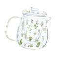 thumbnail image 3 of veasfak Borosilicate Glass Teapot W/ Strainer Tea Blooming Teapot for Birthday Gift Home Large, 3 of 9