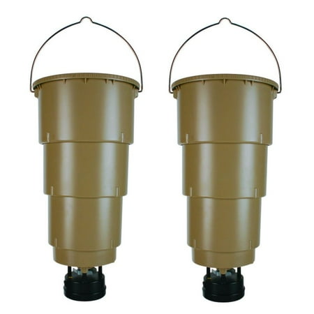 New 2 Moultrie 5 Gallon All In One Hanging Deer Feeders W