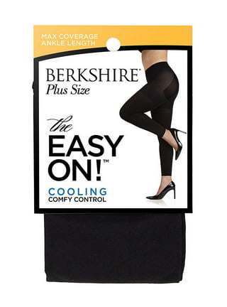 Berkshire womens Plus-size Queen Shimmers Ultra Sheer Control Top 4412  Pantyhose, Black, 3X-Large-4X-Large US at  Women's Clothing store
