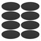thumbnail image 2 of Silicone Black Drink Coasters Set of 8 Non-slip Round Soft Sleek and Durable Easy to Clean Black, 2 of 5