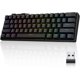 thumbnail image 1 of Bluetooth/2.4g/usb 60% Teclado mecánico para juegos Rgb Intercambiable en caliente, 1 of 5