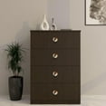 thumbnail image 2 of Perilla Home Set of 6 Wooden Knobs Decorative Knobs for Home Kitchen Cabinet Hardware Cupboard Door Dresser Wardrobe and Drawer Pulls (White and Brown), 2 of 6