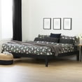 thumbnail image 1 of South Shore Vito King Solid Wood Platform Bed, in Pure Black, 1 of 8