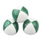 thumbnail image 5 of 3 pelotas de malabarismo para entrenamiento, suaves, duraderas, fáciles de agarrar, con bolsa de almacenamiento. Verde blanco, 5 of 9