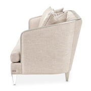 Michael Amini Camden Court Sofa - Natural Flax/Platinum