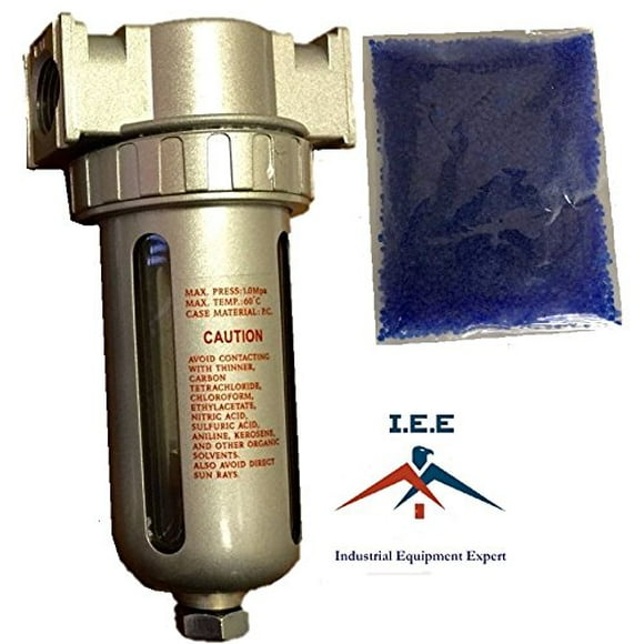 3/8" Compressed Air In Line Filter Desiccant Dryer Moisture Water Separator New