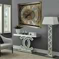 thumbnail image 2 of THE GEARS CLOCK Wall Clock with Real Moving Gears LU-LI_ 32 in Square SILVER-ANTIQUE, 2 of 12
