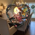 thumbnail image 5 of Cadorn Charming Night Fairy Light - Catcher, Acrylic Heart - Shaped Wall Hanging, Colorful Moon Glass - Effect Window Decor & Porch Ornament, 5 of 7